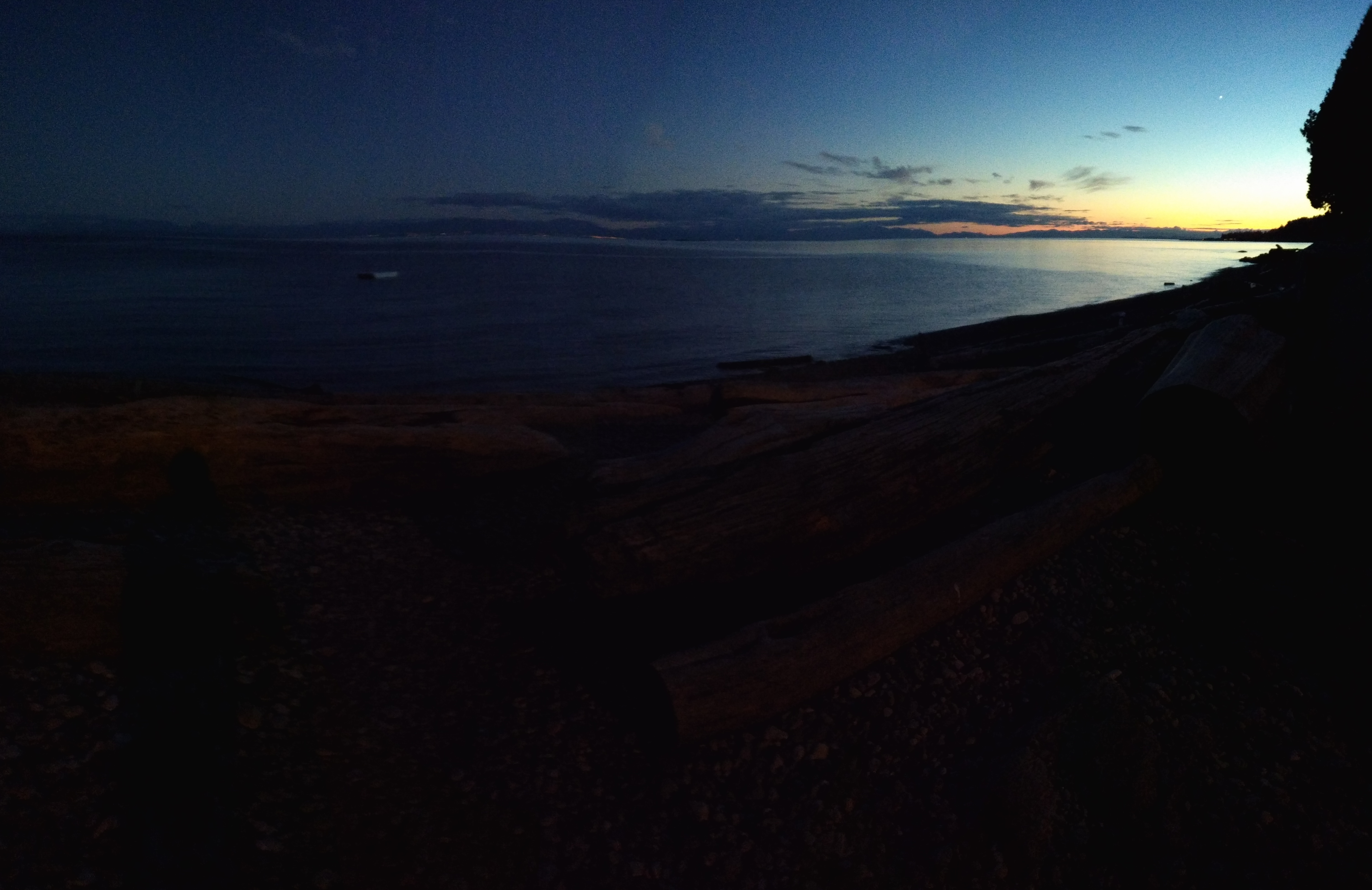 Sunshine Coast Scene Beach at Sunset
